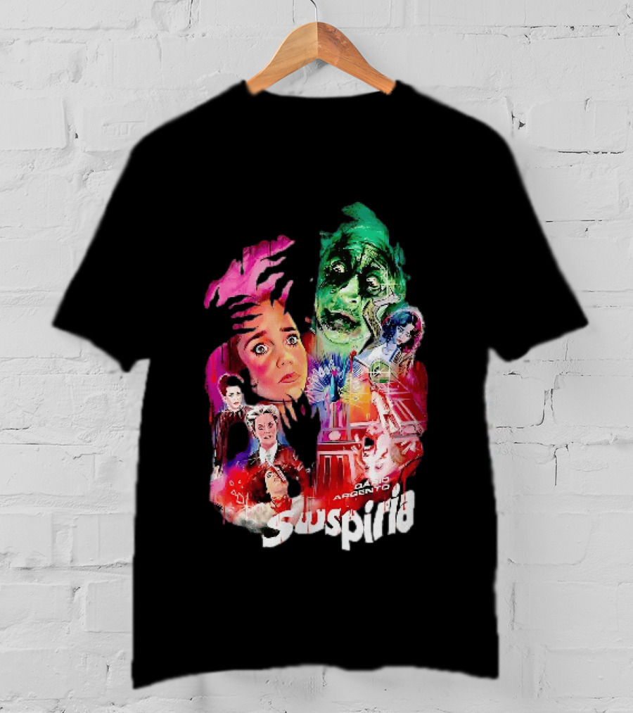 Suspiria Dario Argento Horror Collage Death Is Coming For You T-Shirt
