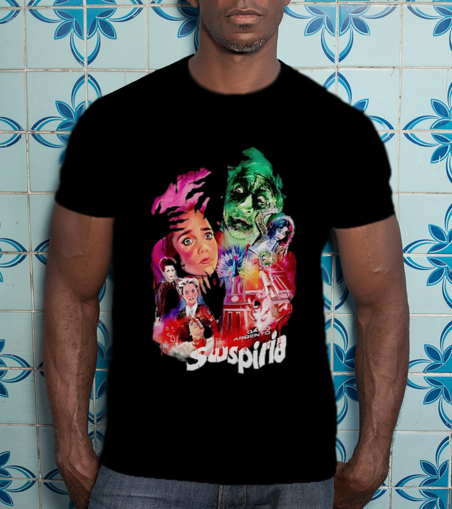 Suspiria Dario Argento Horror Collage Death Is Coming For You T-Shirt