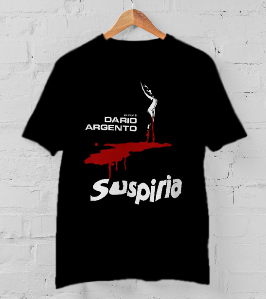 Dario Argento Suspiria Horror Classic Red Drip T-Shirt