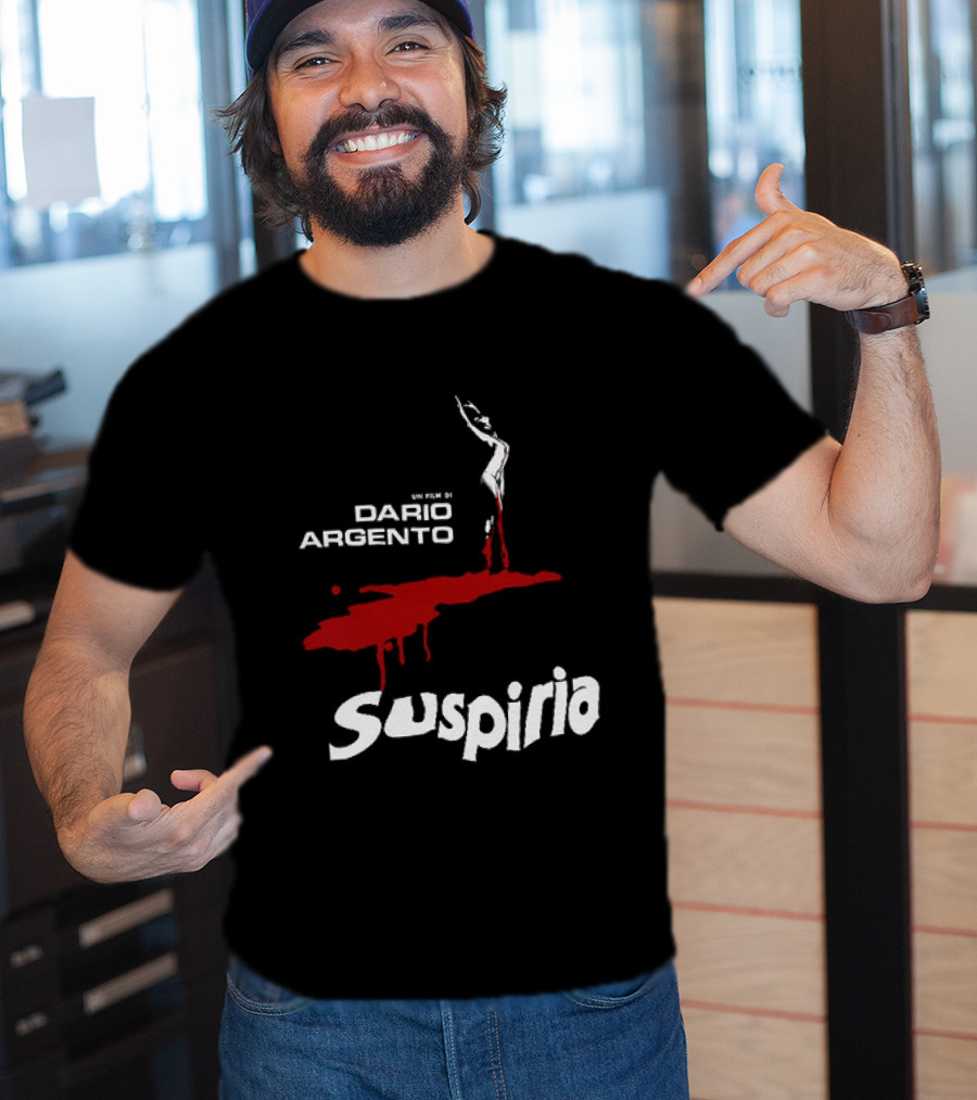 Dario Argento Suspiria Horror Classic Red Drip T-Shirt