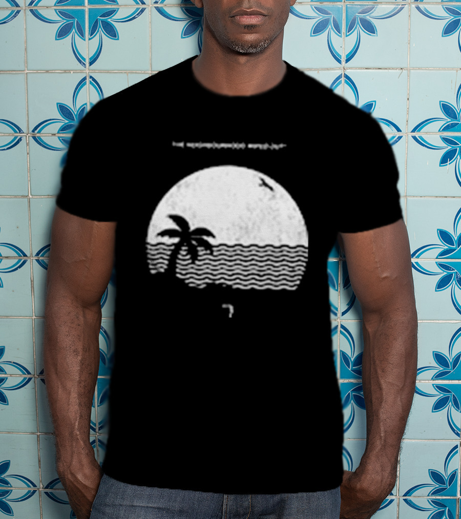 The Neighbourhood Wiped Out Album Palm Tree Beach Scene T-Shirt