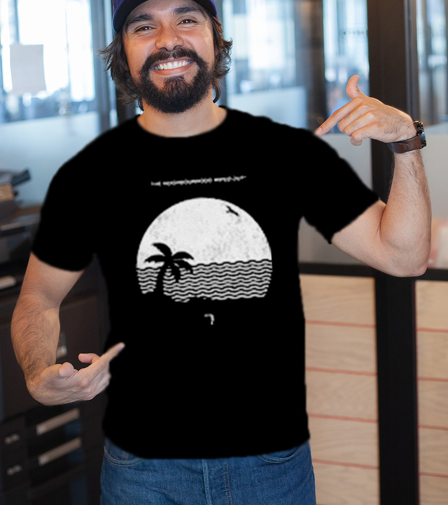 The Neighbourhood Wiped Out Album Palm Tree Beach Scene T-Shirt