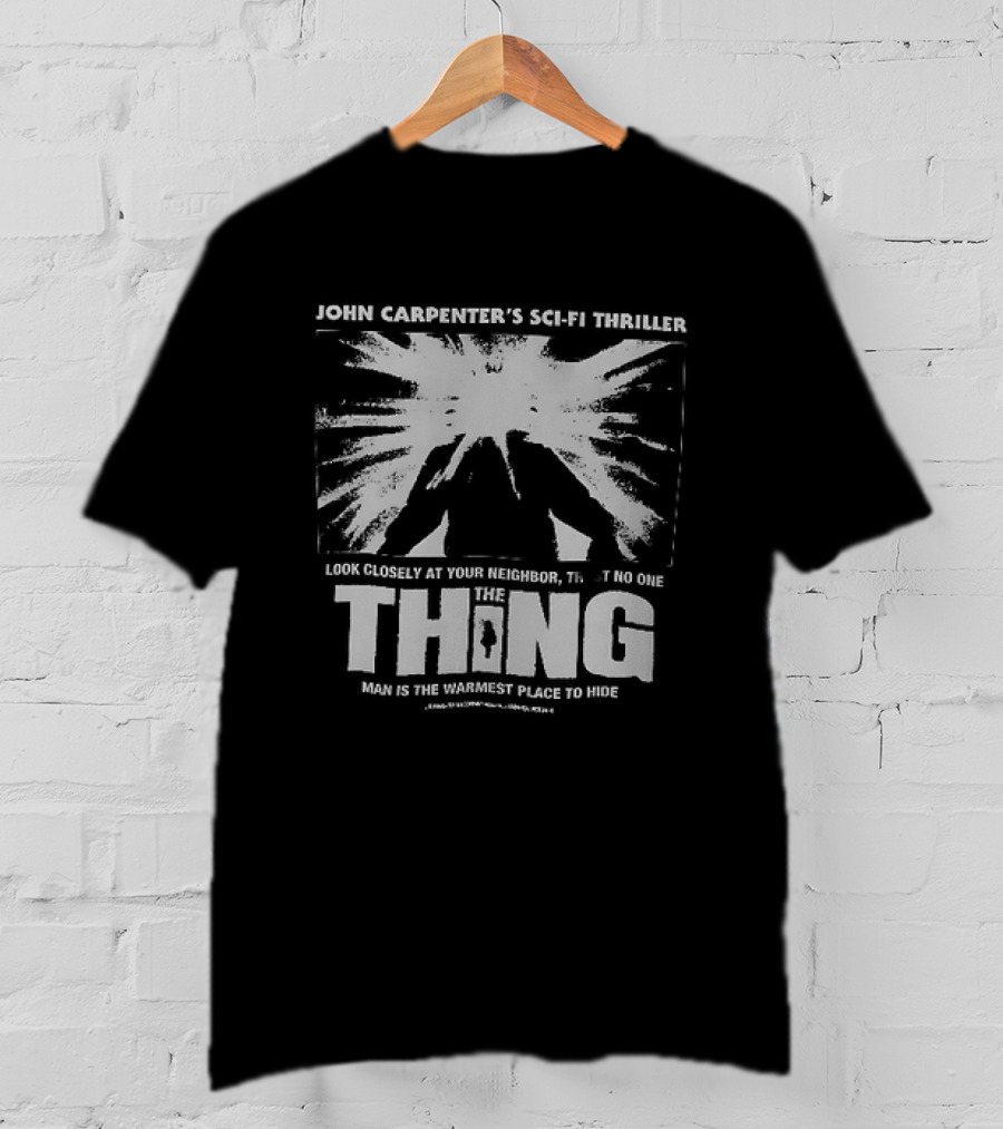 John Carpenter's Sci Fi Thriller The Thing 1982 Movie T-Shirt