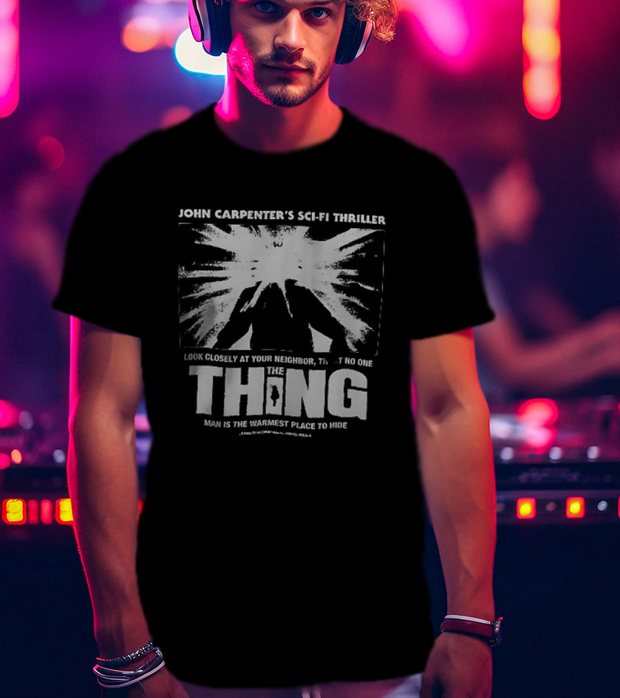 John Carpenter's Sci Fi Thriller The Thing 1982 Movie T-Shirt
