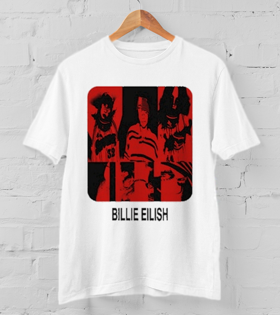 Billie Eilish Thermal Be Collage Photo T-Shirt