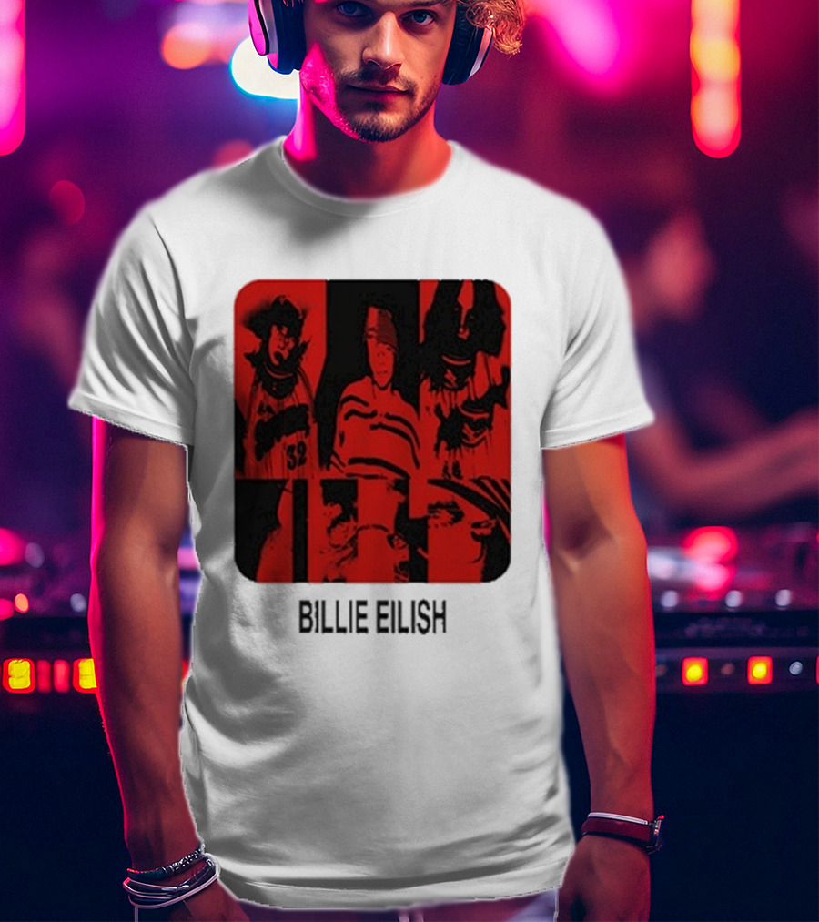 Billie Eilish Thermal Be Collage Photo T-Shirt