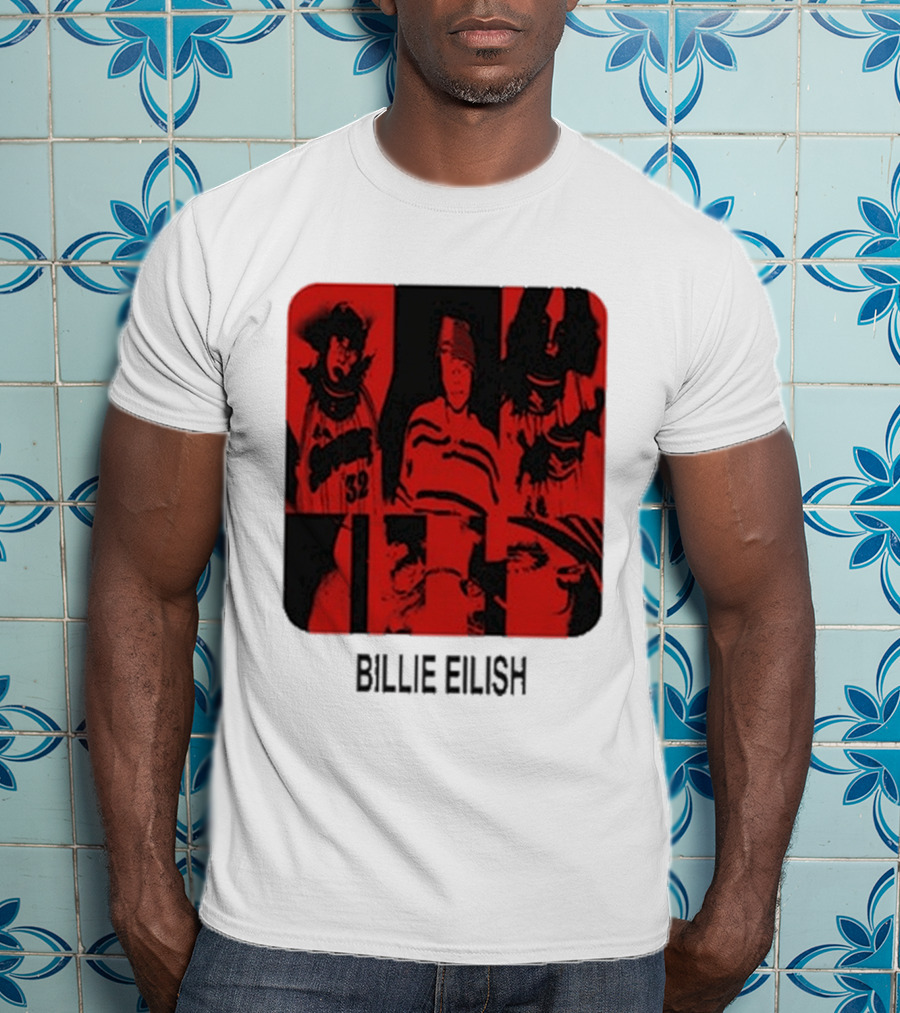 Billie Eilish Thermal Be Collage Photo T-Shirt