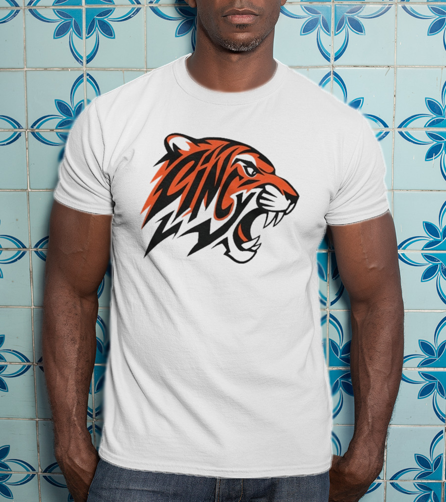 Cincy Tiger Stripes Roaring Bengal T-Shirt