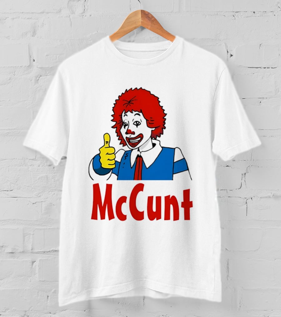 Ronald McDonald McCunt Thumbs Up Red Hair Blue Outfit T-Shirt