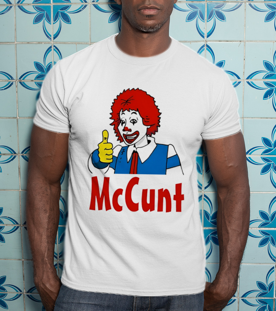Ronald McDonald McCunt Thumbs Up Red Hair Blue Outfit T-Shirt