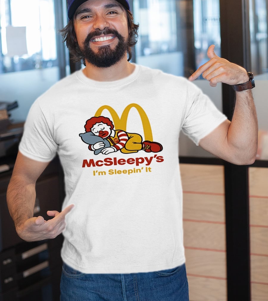 McSleepy's I'm Sleepin' It Ronald McDonald T-Shirt