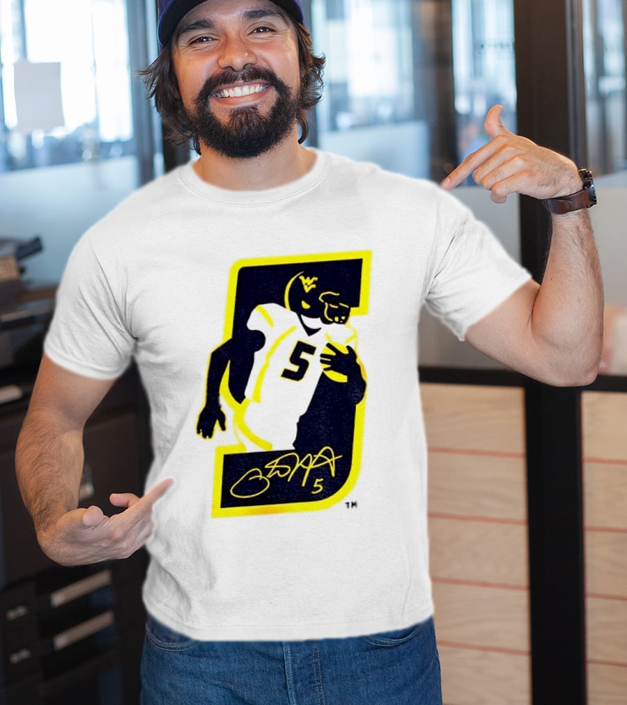 Thank You Pat White 5 West Virginia Mountaineers Retirement 84 T-Shirt