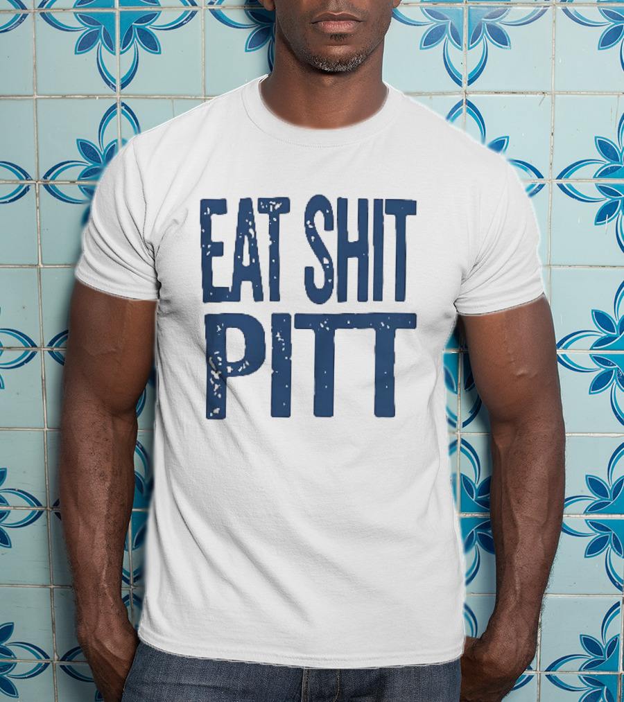 WVU Eat Shit Pitt Football Rivalry Fan T-Shirt