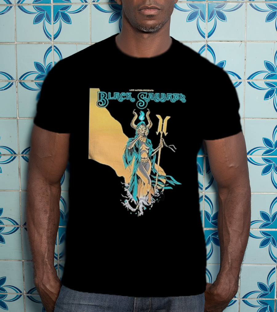 Black Sabbath BB&T Pavilion Camden NJ August 19 2026 Mythical Deity T-Shirt