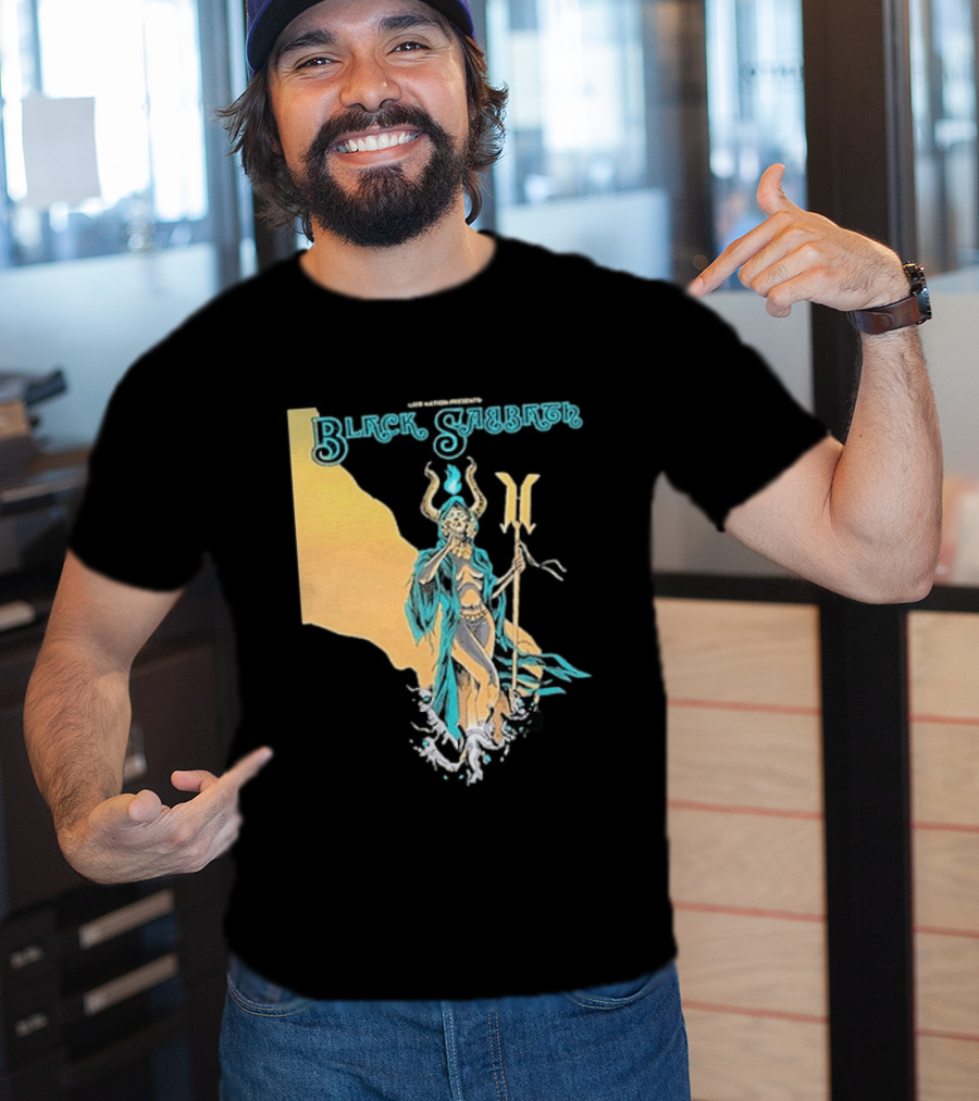 Black Sabbath BB&T Pavilion Camden NJ August 19 2026 Mythical Deity T-Shirt