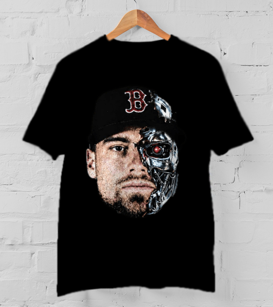 Caleb Durbin Terminator Face Boston Cap Robo Fusion T-Shirt