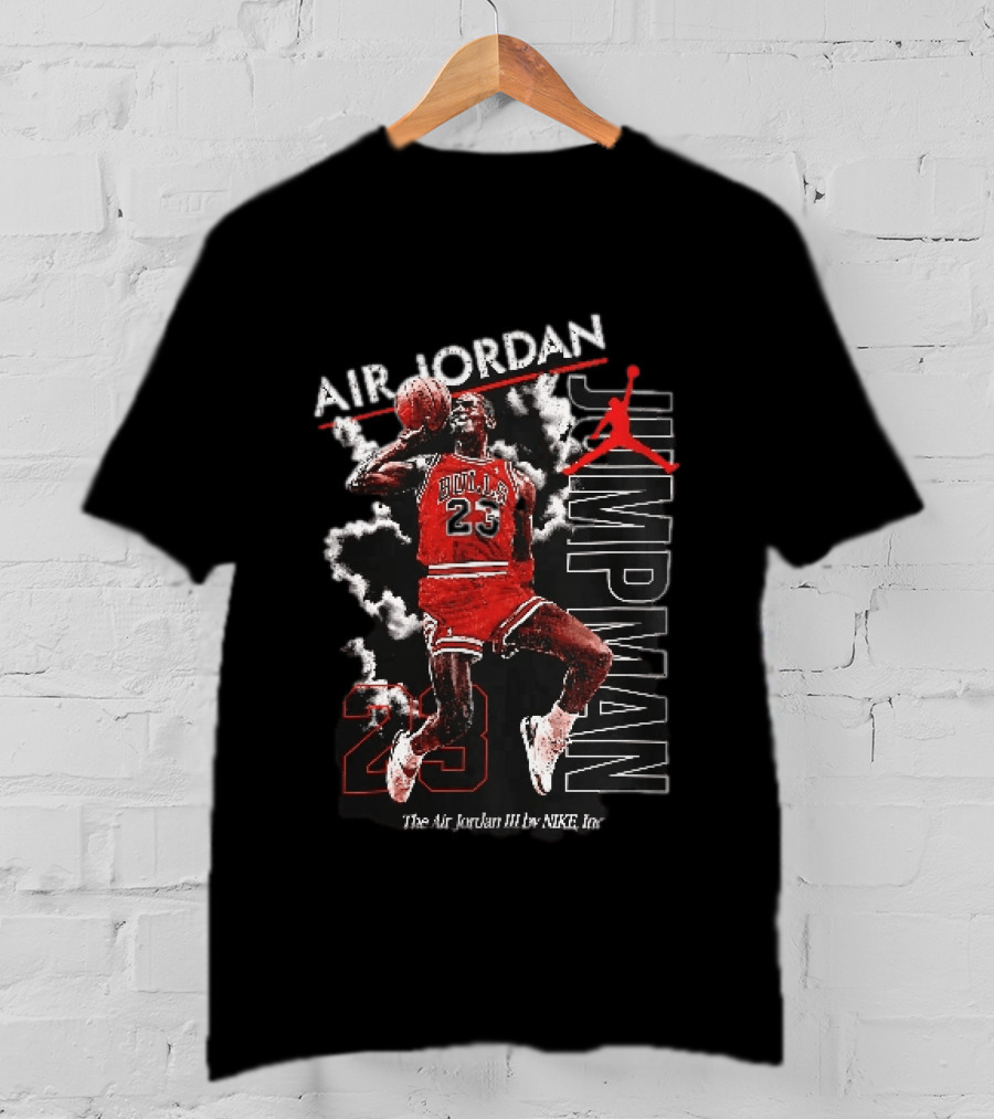 Chicago Bulls Air Jordan 23 Jumpman The Air Jordan III By Nike Inc Basketball T-Shirt