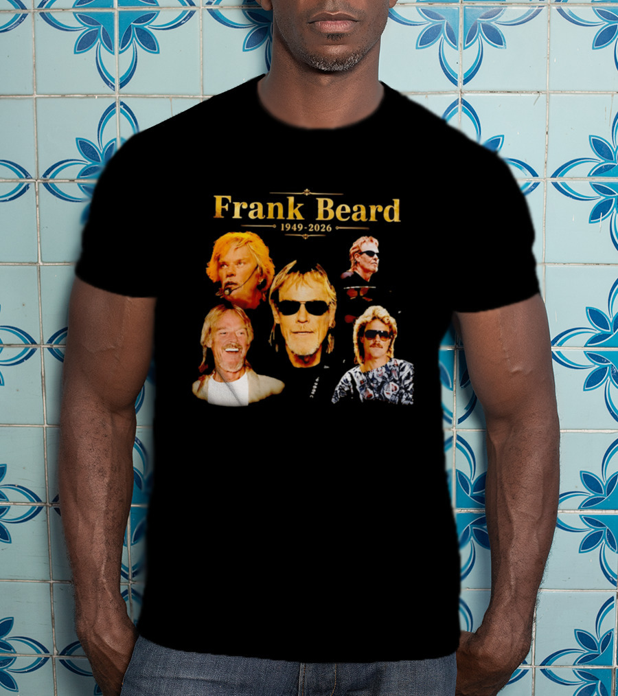 Frank Beard 1949 2026 Memorial Collage T-Shirt