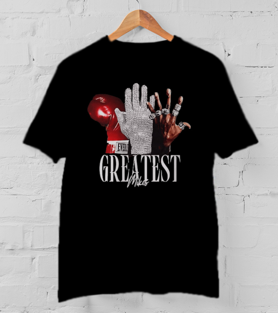 Greatest Mikes Glove Rhinestone Boxing Rings T-Shirt