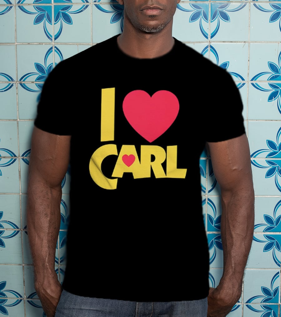 I Love Carl Heart Dungeon Crawler T-Shirt