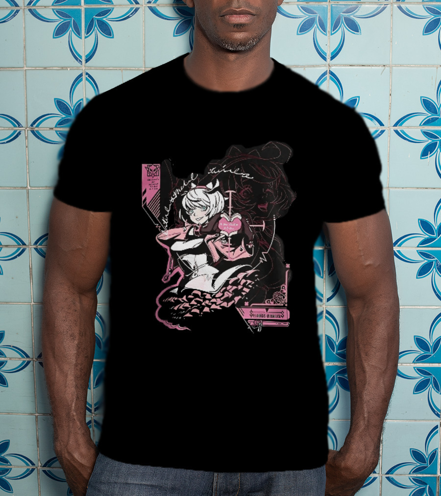 Elphelt Valentine Anime Girl Magical Heart Gesture Eternal Love T-Shirt