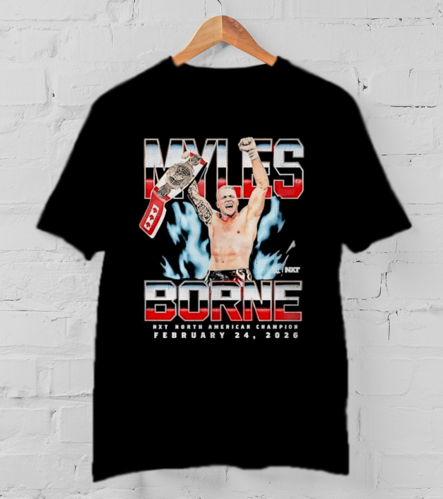 Myles Borne NXT North American Champion February 24 2026 T-Shirt