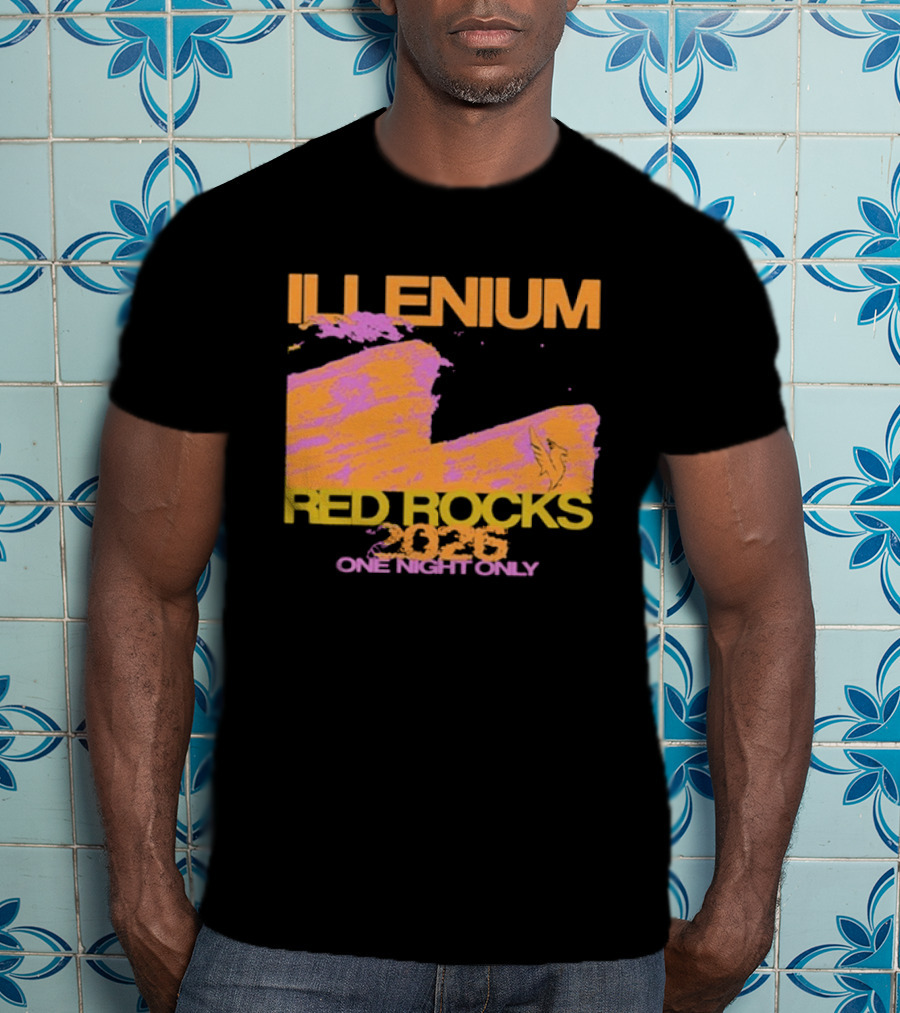 ILLENIUM Red Rocks 2026 One Night Only Event August 19 T-Shirt
