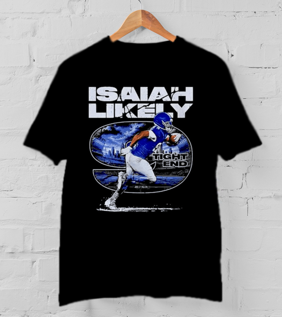 Isaiah Likely Tight End New York Giants Player T-Shirt