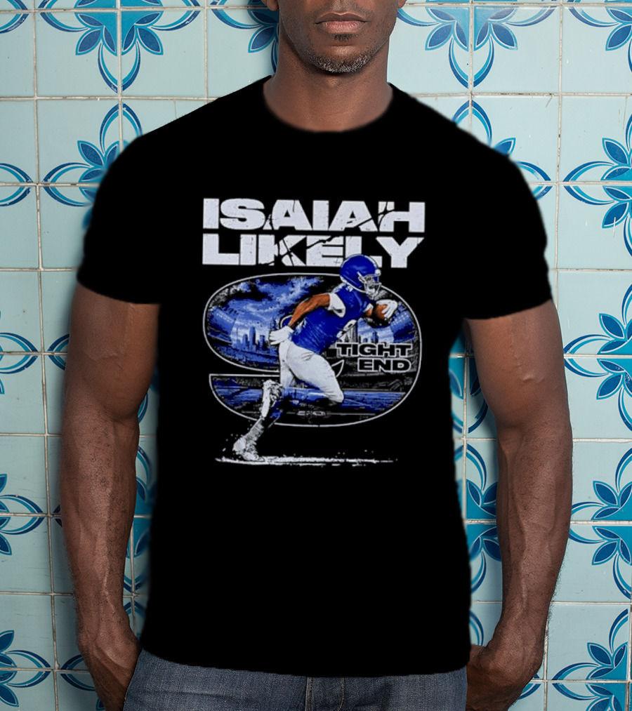 Isaiah Likely Tight End New York Giants Player T-Shirt