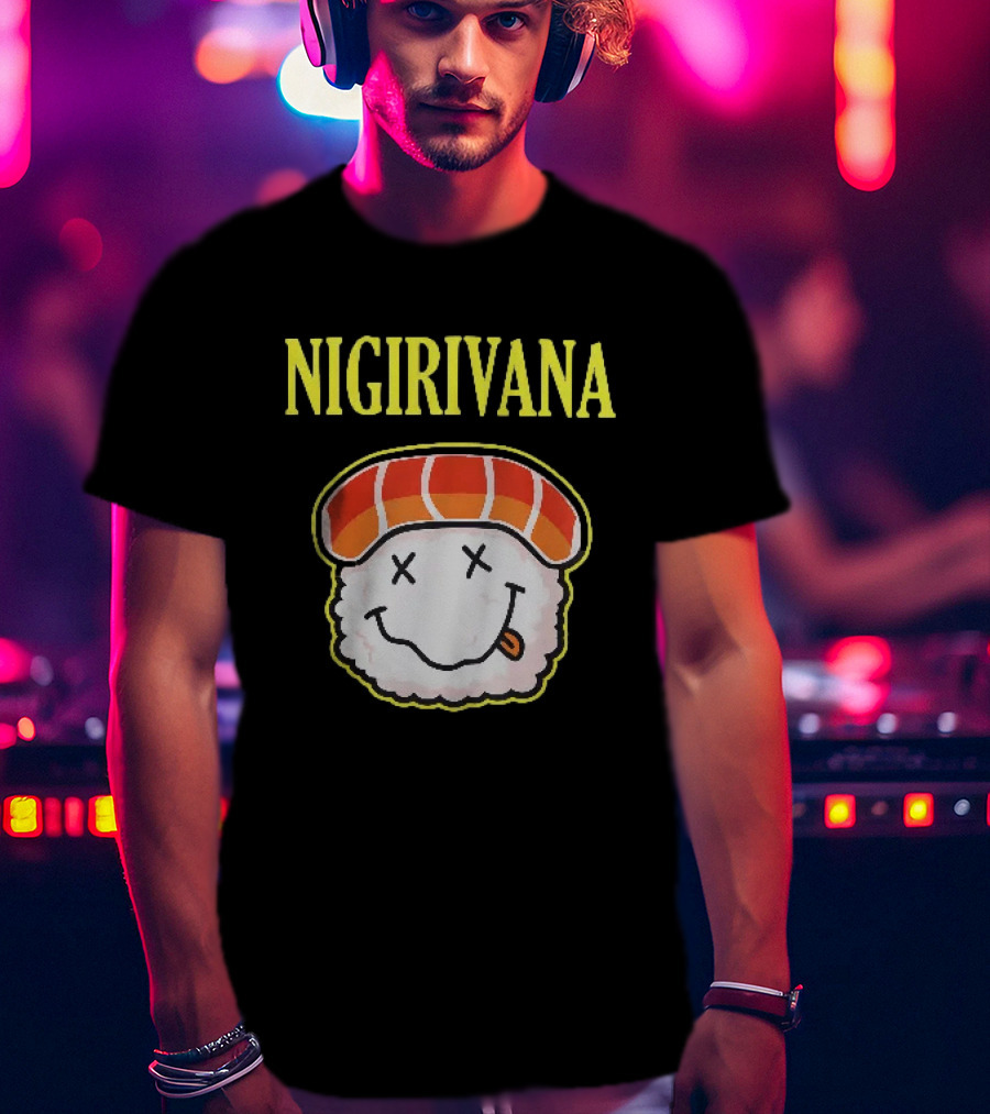 Nigirivana Sushi Nigiri Smile Face T-Shirt