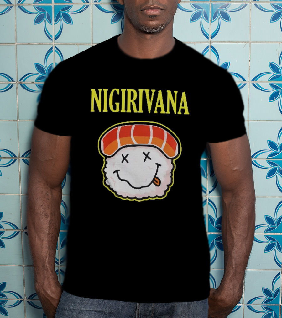 Nigirivana Sushi Nigiri Smile Face T-Shirt