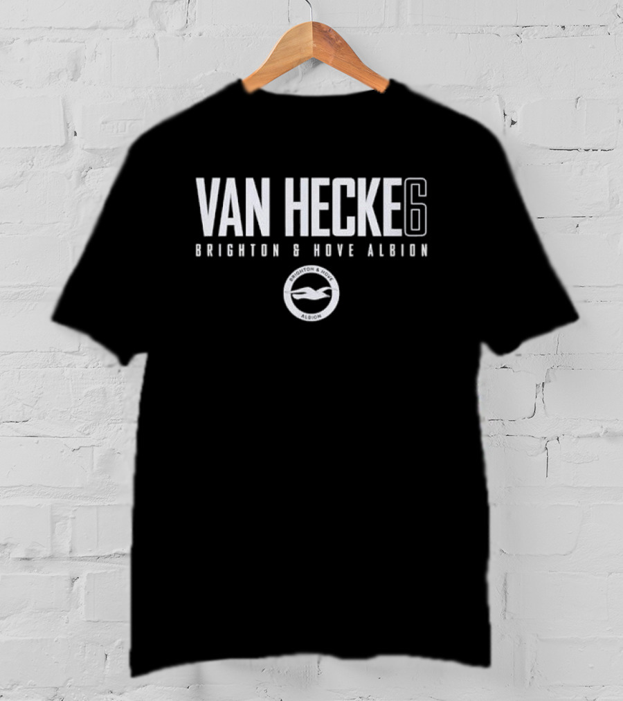 Van Hecke 6 Brighton & Hove Albion Seagulls Number Six T-Shirt