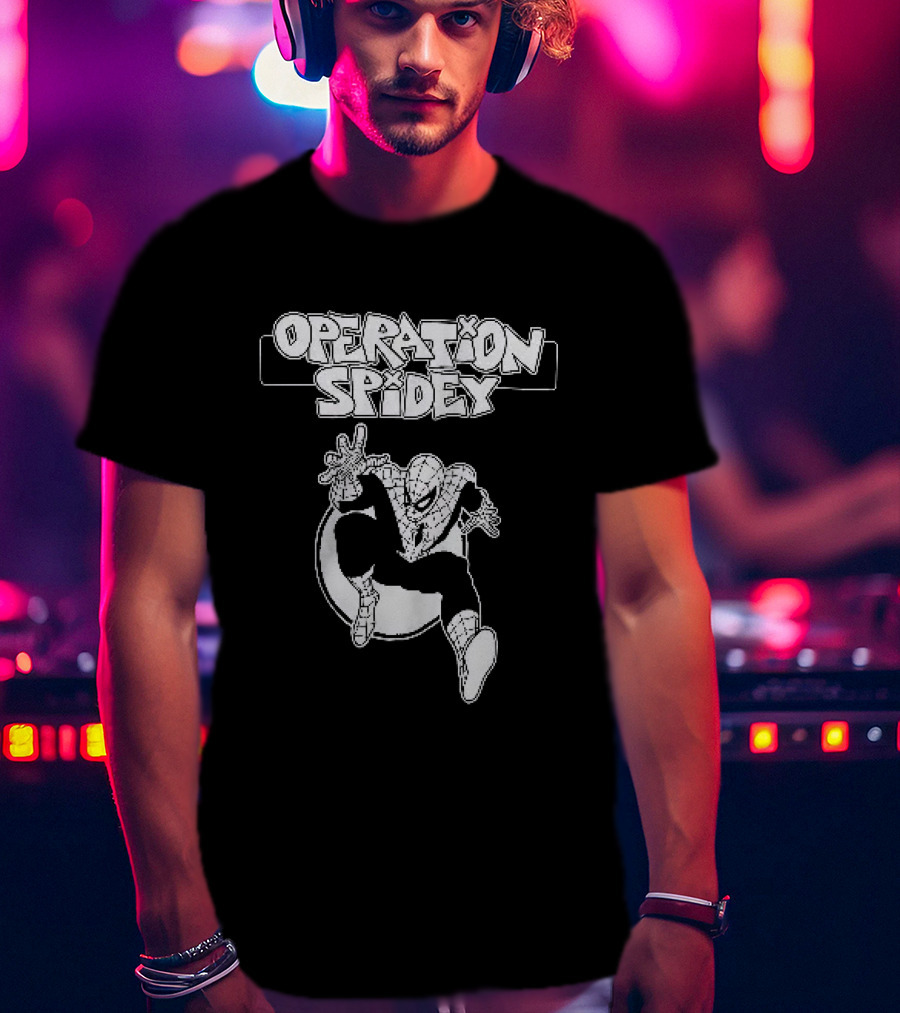 Operation Spidey Marvel Superhero Action Comic T-Shirt