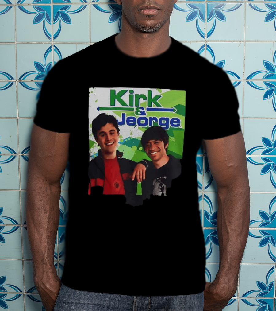 Kirk & Jeorge Drake & Josh TV Show Inspired Green T-Shirt