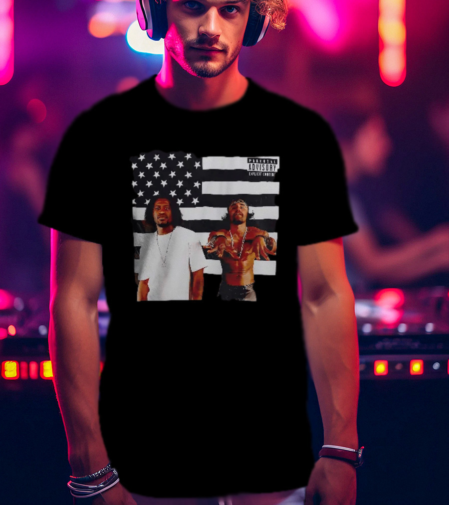 OutKirk Kirk X Floyd American Flag Explicit Content T-Shirt