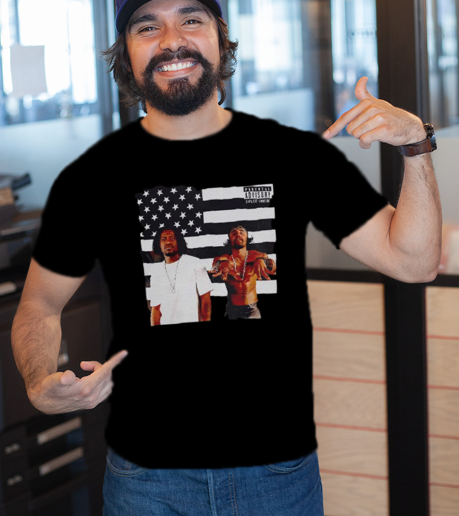 OutKirk Kirk X Floyd American Flag Explicit Content T-Shirt