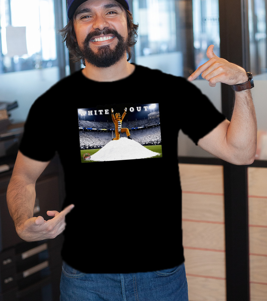 Pablo Pledgescobar Penn State Nittany Lines White Out Stadium Mascot Celebration T-Shirt