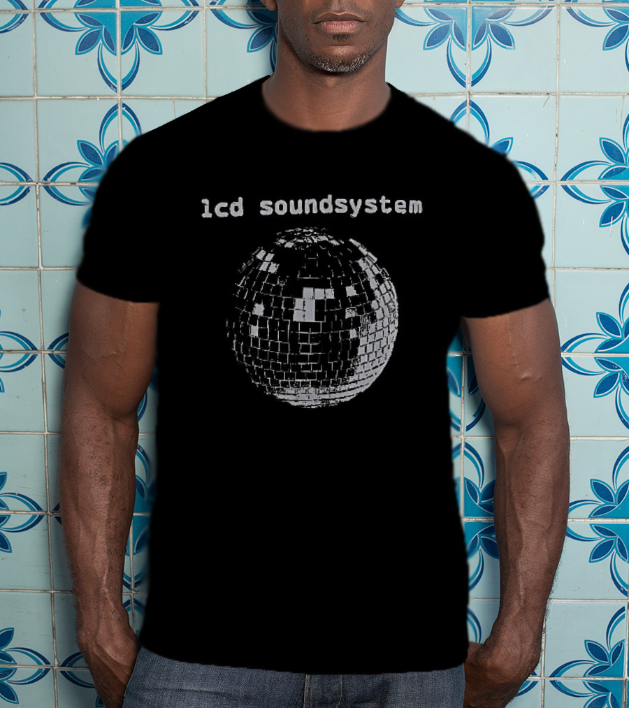 LCD Soundsystem Disco Ball Music Icon Reflective Sphere T-Shirt
