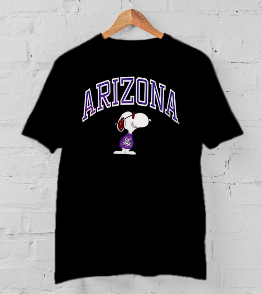 Arizona Snoopy Peanuts Collaboration College Collection T-Shirt