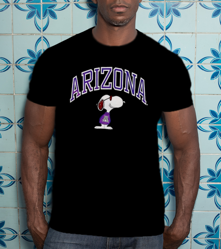 Arizona Snoopy Peanuts Collaboration College Collection T-Shirt