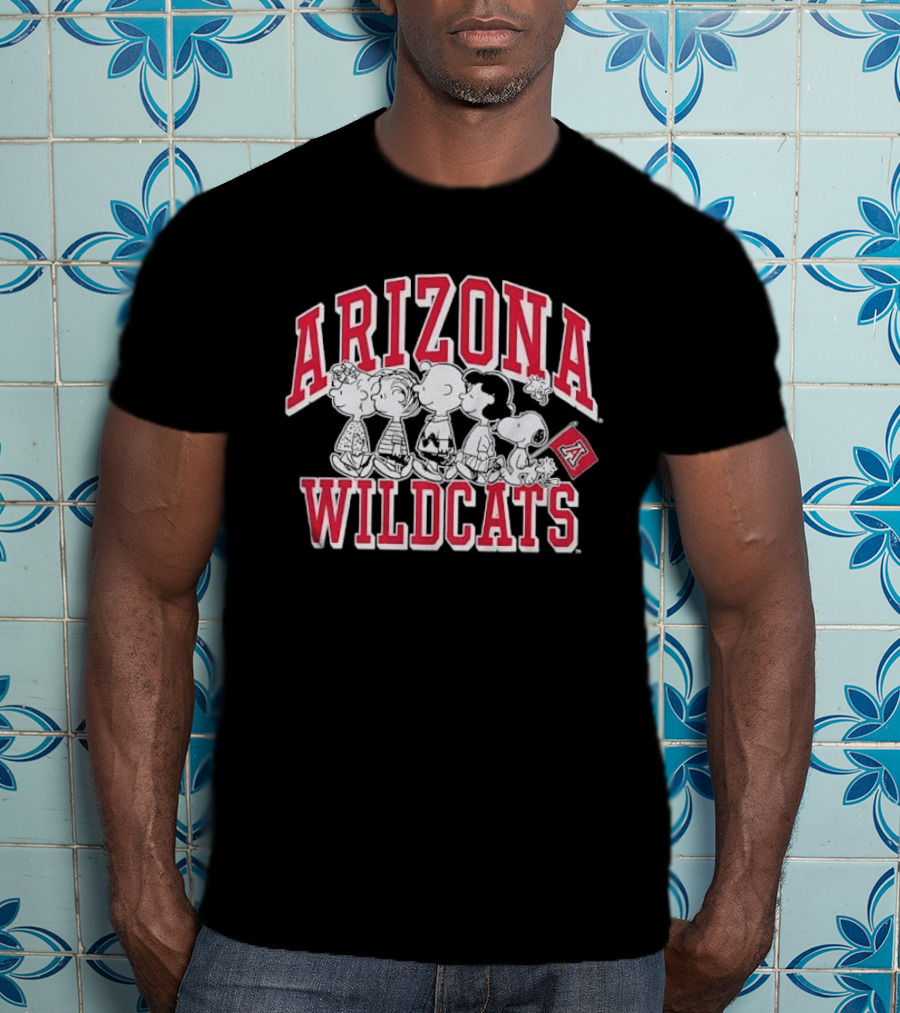 Peanuts Arizona Wildcats The Gang Collaboration T-Shirt