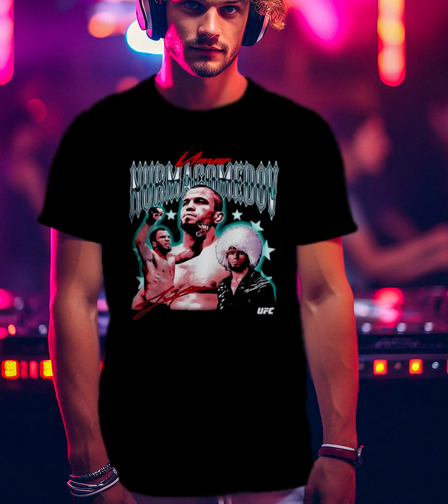 Umar Nurmagomedov UFC Trio Stars Signature T-Shirt