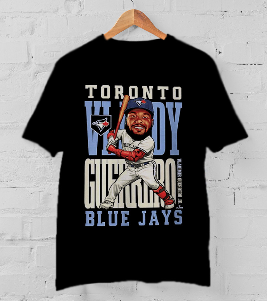 Vladimir Guerrero Jr. Toronto Blue Jays Baseball 2026 Caricature TORONTO V LADY GUERRERO BLUE JAYS T-Shirt