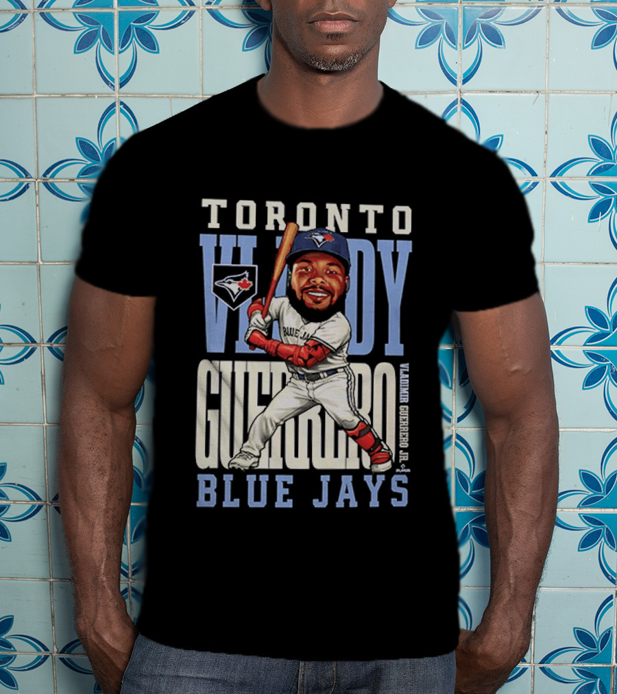 Vladimir Guerrero Jr. Toronto Blue Jays Baseball 2026 Caricature TORONTO V LADY GUERRERO BLUE JAYS T-Shirt