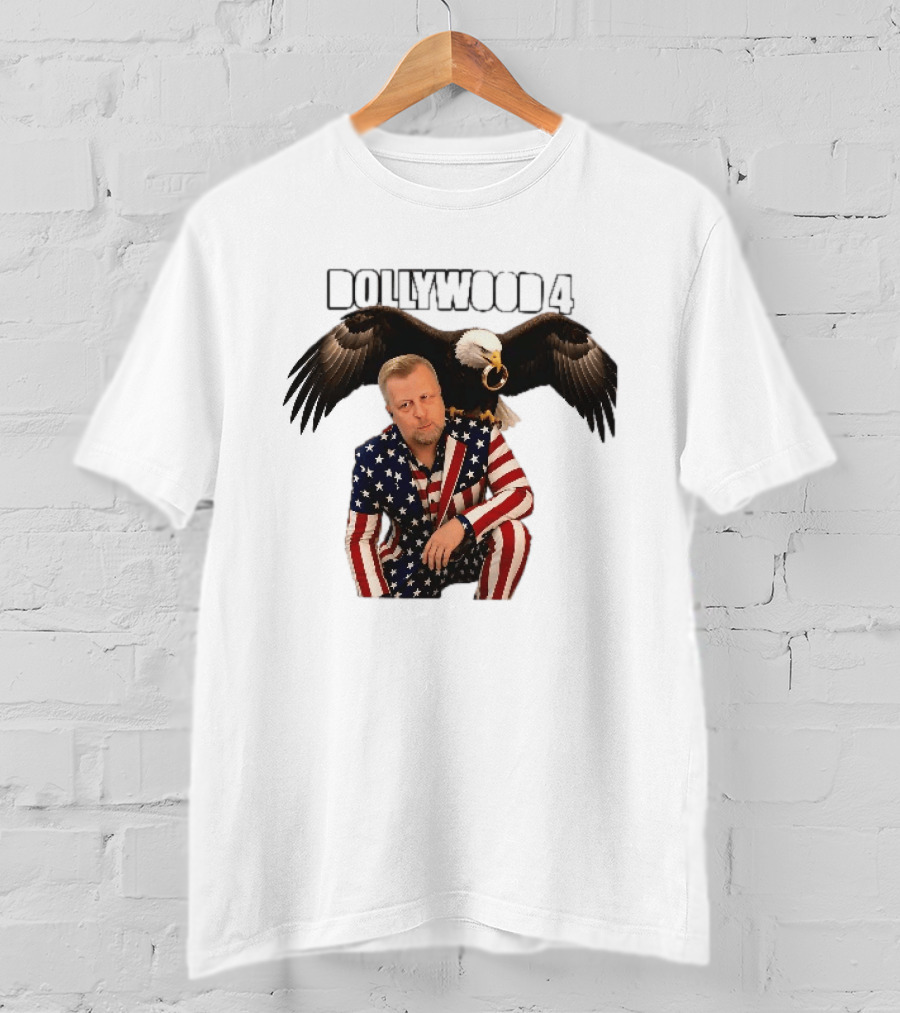 Dollywood 4 American Flag Suit Bald Eagle Ring T-Shirt
