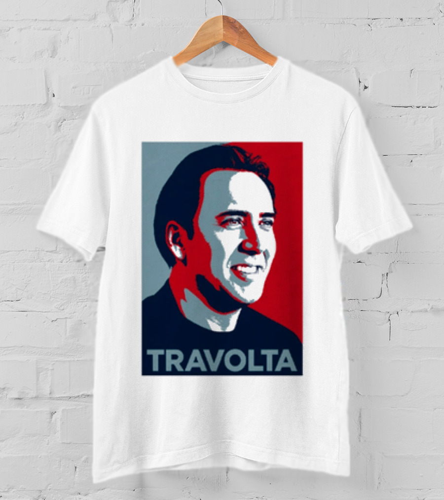 Nicolas Cage Travolta Hope Face Off Image T-Shirt