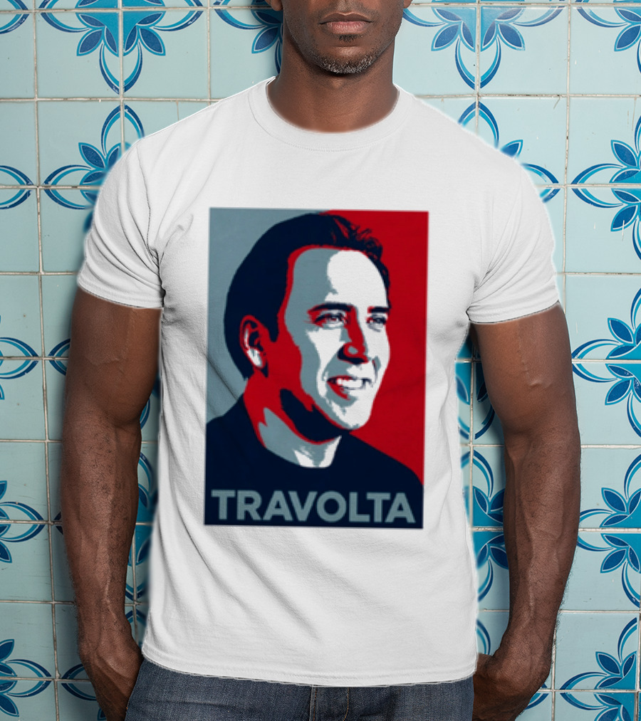 Nicolas Cage Travolta Hope Face Off Image T-Shirt