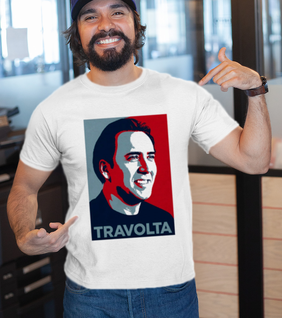 Nicolas Cage Travolta Hope Face Off Image T-Shirt