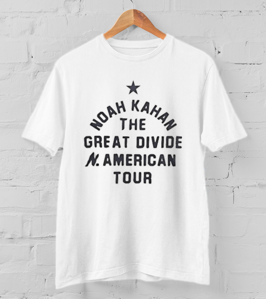Noah Kahan The Great Divide North American Tour Merchandise T-Shirt