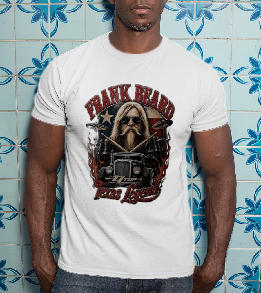 Frank Beard ZZ Top Texas Legend T-Shirt